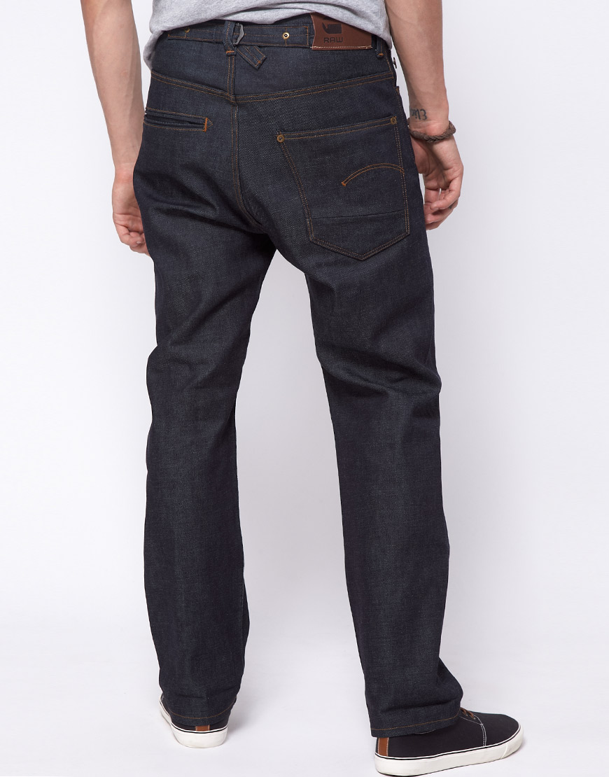Lyst - G-star raw Gstar Jeans Mihara Loose Selvage in Blue for Men