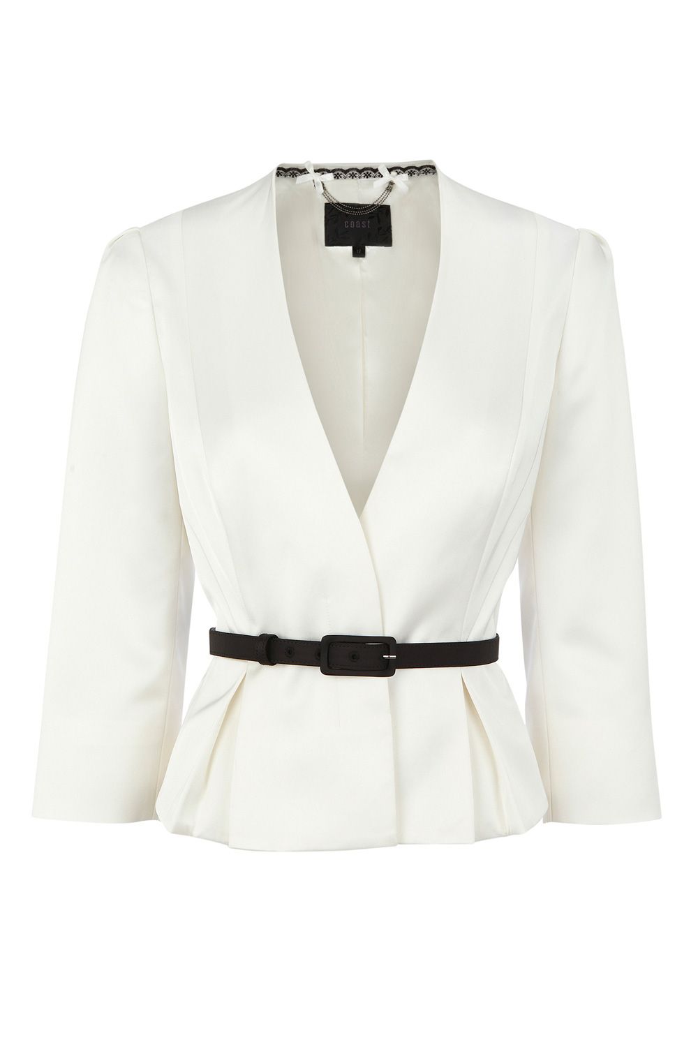 coast jinty ds jacket in white lyst coast jinty ds jacket in white lyst