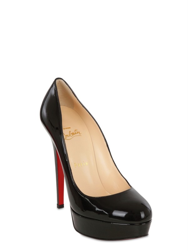 christian louboutin bianca black patent - Bavilon Salon  