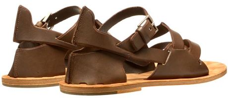 Dior Homme Leather Gladiator Sandals in Brown for Men (taupe) | Lyst