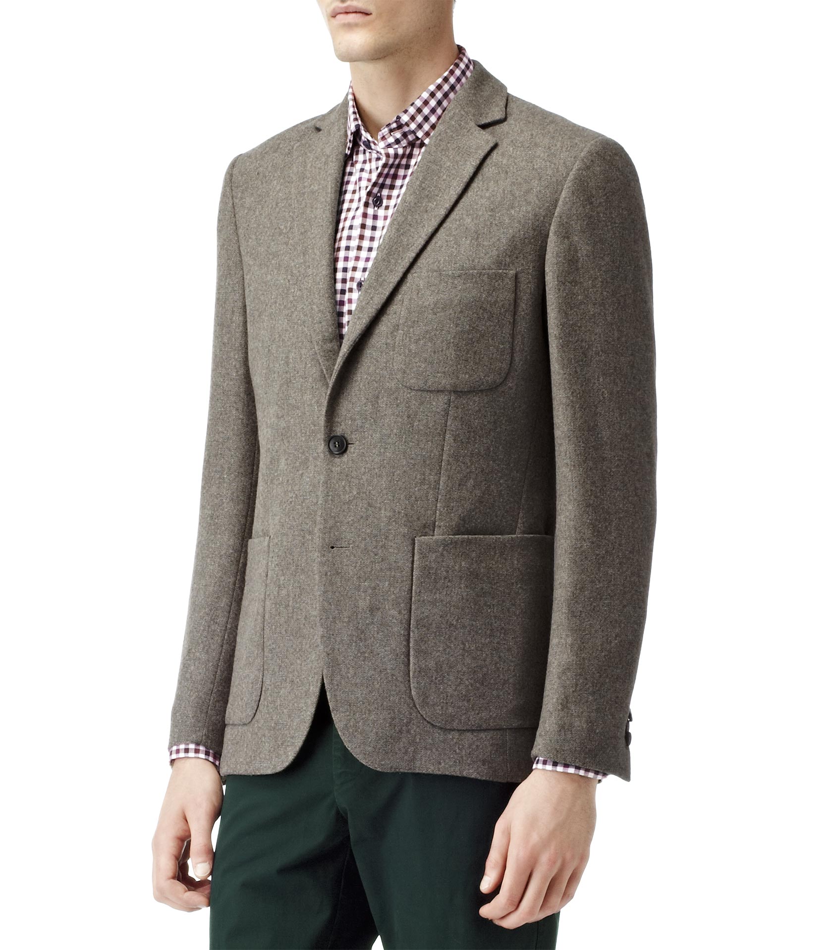 Lyst - Reiss Clinton Lightweight Patch Pocket Blazer in Gray for Men