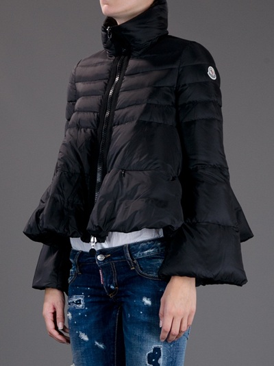 moncler flared quilted coat moncler flared quilted coat