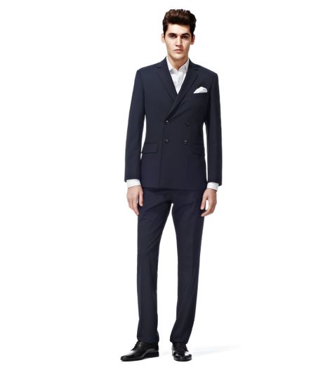 Reiss Classic Double Breasted Suit in Blue for Men (navy) | Lyst