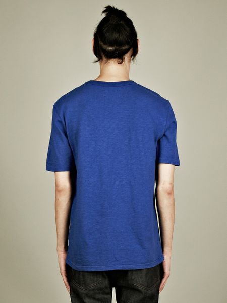 Our Legacy Our Legacy Mens Perfect Tshirt in Blue for Men | Lyst