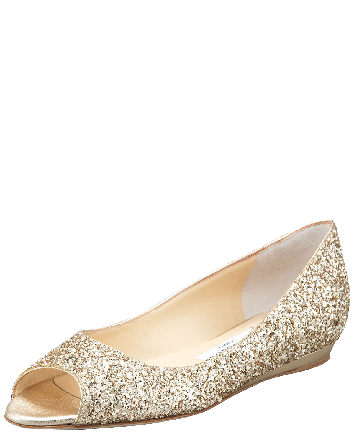 jimmy choo sequin flats