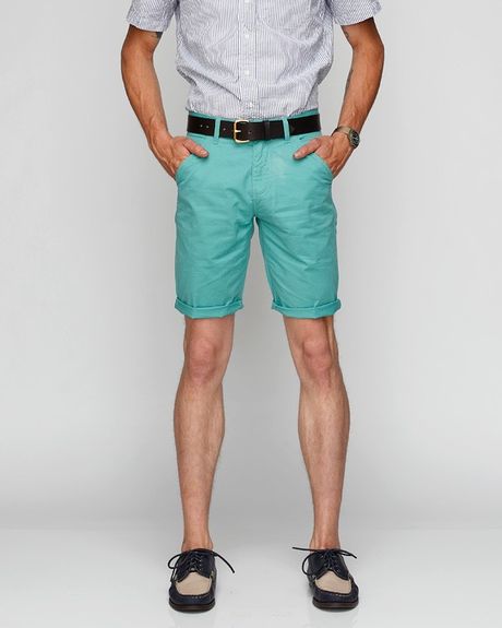 Life After Denim Maldives Chino Shorts in Green for Men | Lyst