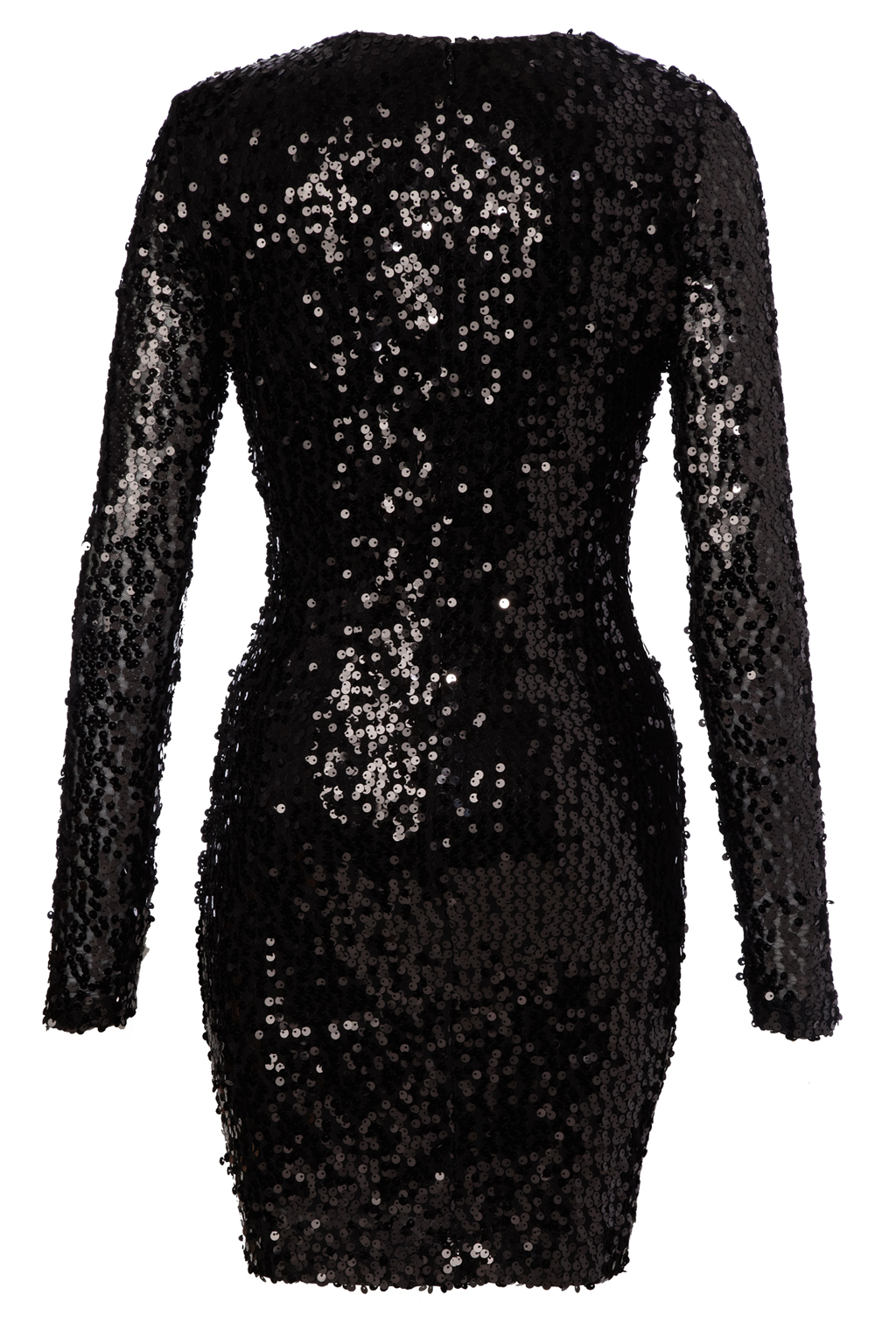 Lyst - French connection Lust Sequin Fitted Dress in Black