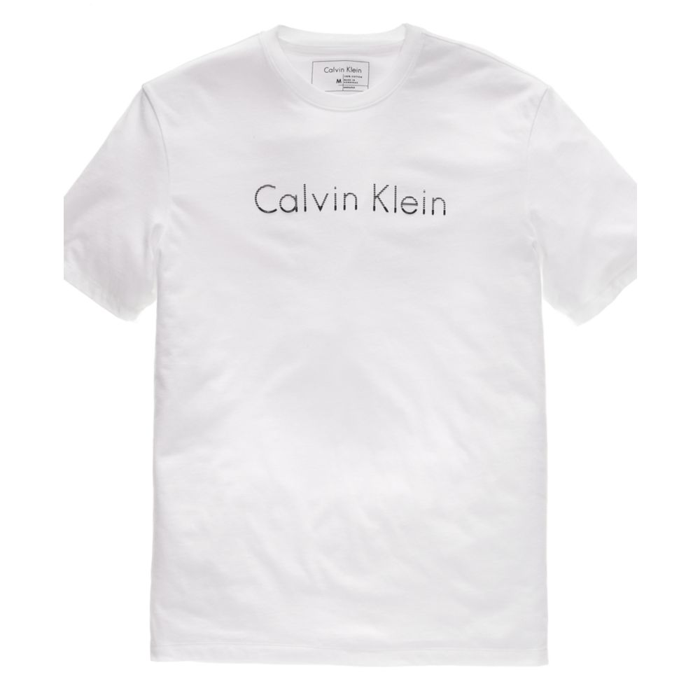 Lyst - Calvin Klein Graphic Logo T- Shirt in White for Men