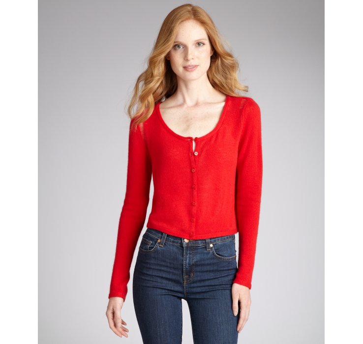 qi cashmere cardigan