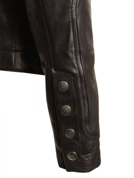 Rick Owens Bauhaus Leather Jacket Black in Black for Men | Lyst