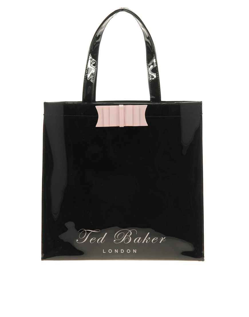 Lyst - Ted Baker Bow Icon Bag in Black