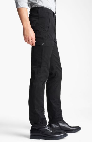 Field Scout Slim Fit Cargo Pants in Black for Men | Lyst