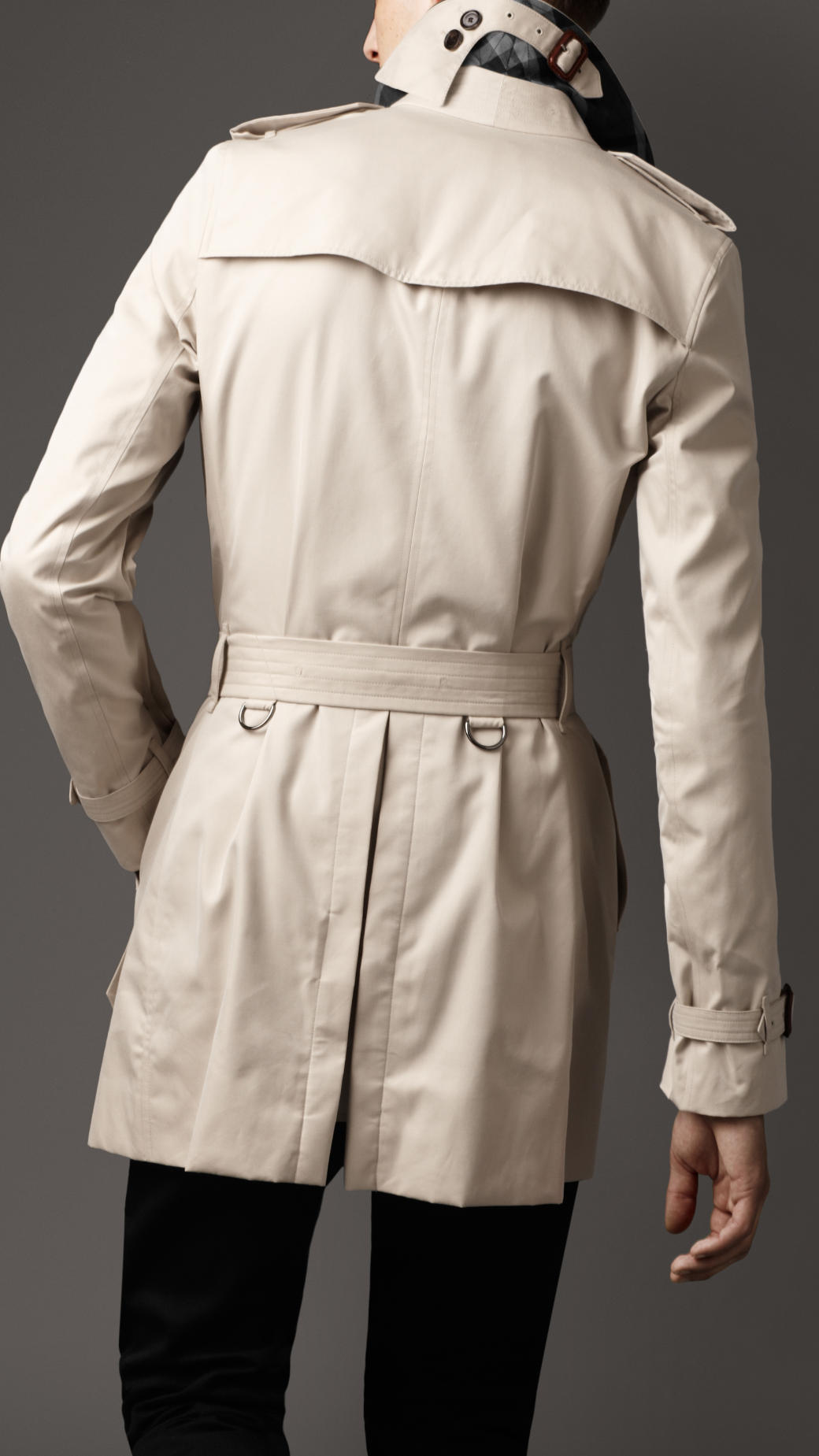 Mens Burberry Mac Trench Coat Tradingbasis Mens Fashion Windbreaking Mid Length Trench Coat 8
