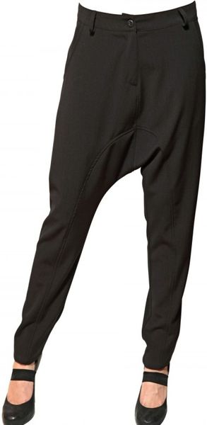 F&mme Cavalry Twill Baggy Trousers in Black | Lyst