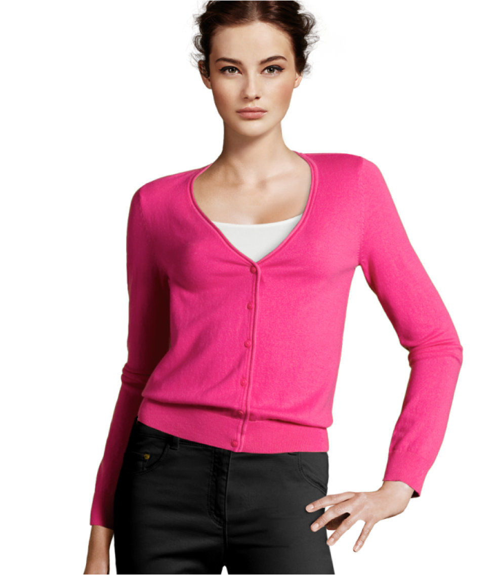 H&m Cardigan in Pink | Lyst