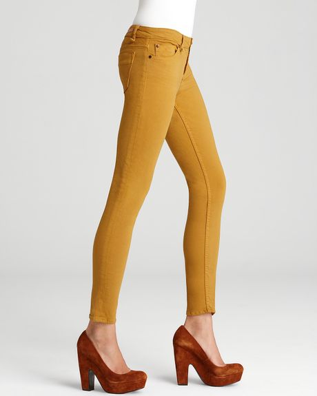 Sanctuary Quotation Jeans The New Charmer Skinny in Mustard Gold in ...
