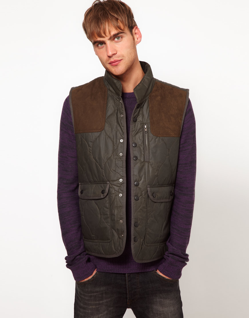 long gilet river island