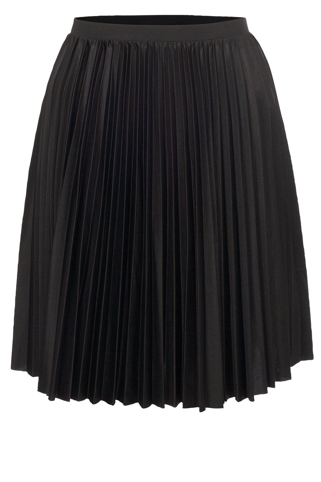 French Connection Ft Posh Pleat Skirt in Black | Lyst