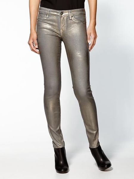 Rich & Skinny Legacy Jeans in Silver (pluto foil) | Lyst