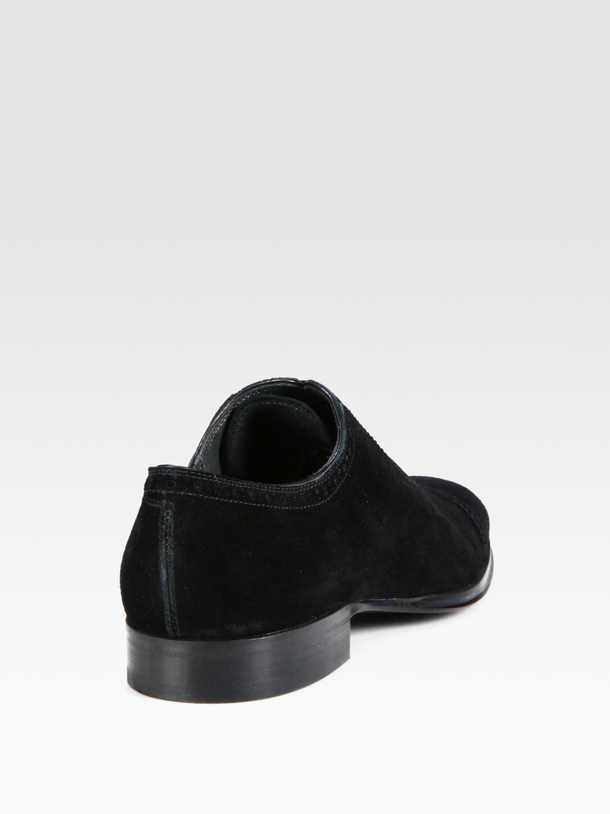 caen cap toe suede boot