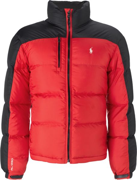 Polo Ralph Lauren Snow Puffer Jacket Red in Red for Men | Lyst