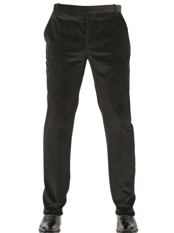 velvet trousers mens