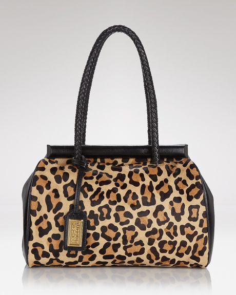 Badgley Mischka Shoulder Bag Azure Haircalf in Animal (cheetah) | Lyst