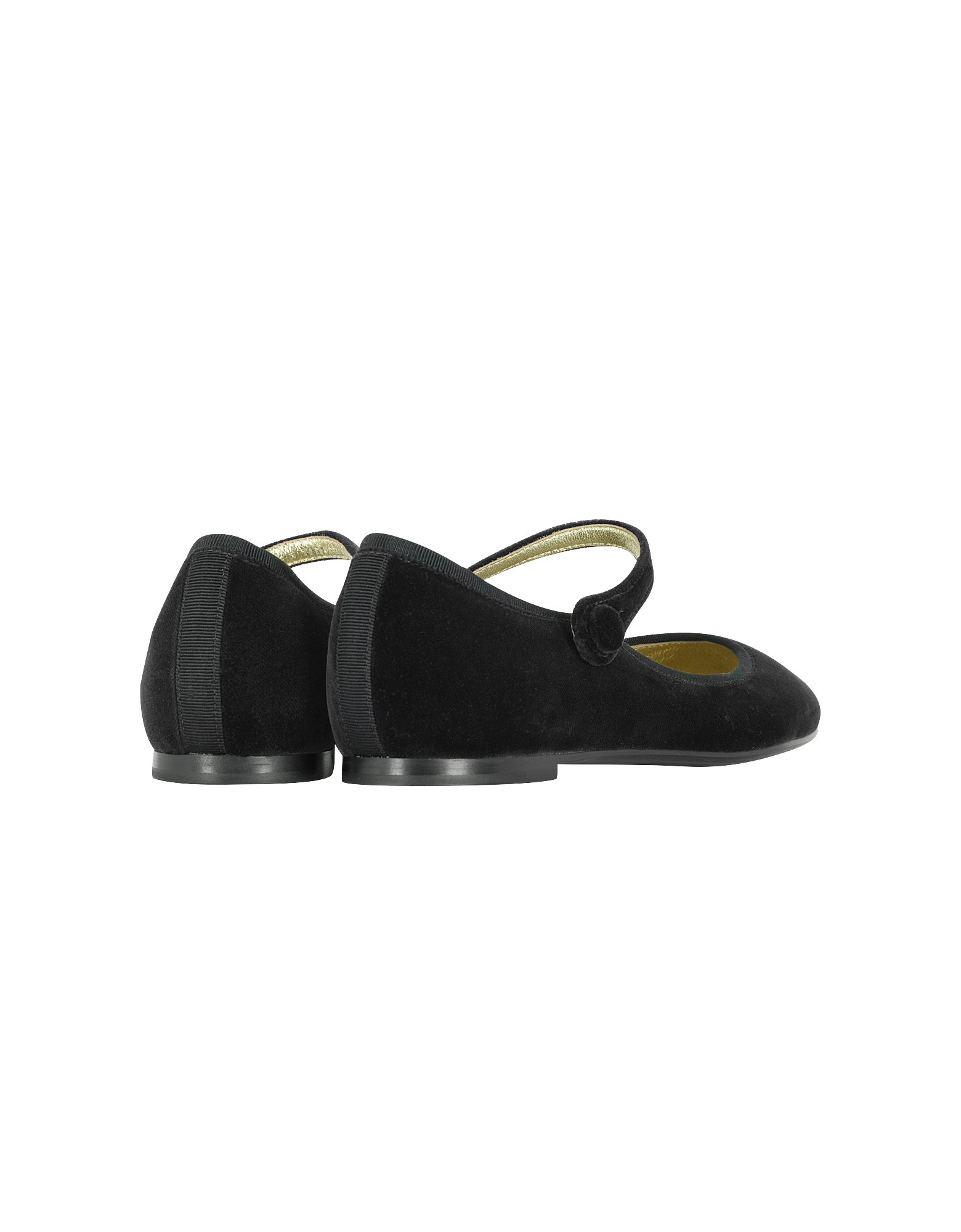 Marc jacobs Black Velvet Mary Jane Shoes in Black | Lyst