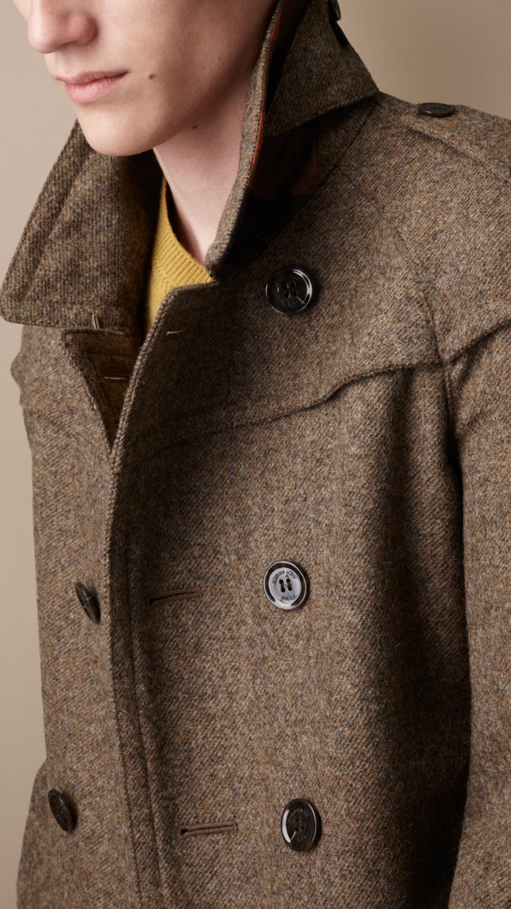 Tweed Trench Coat - JacketIn