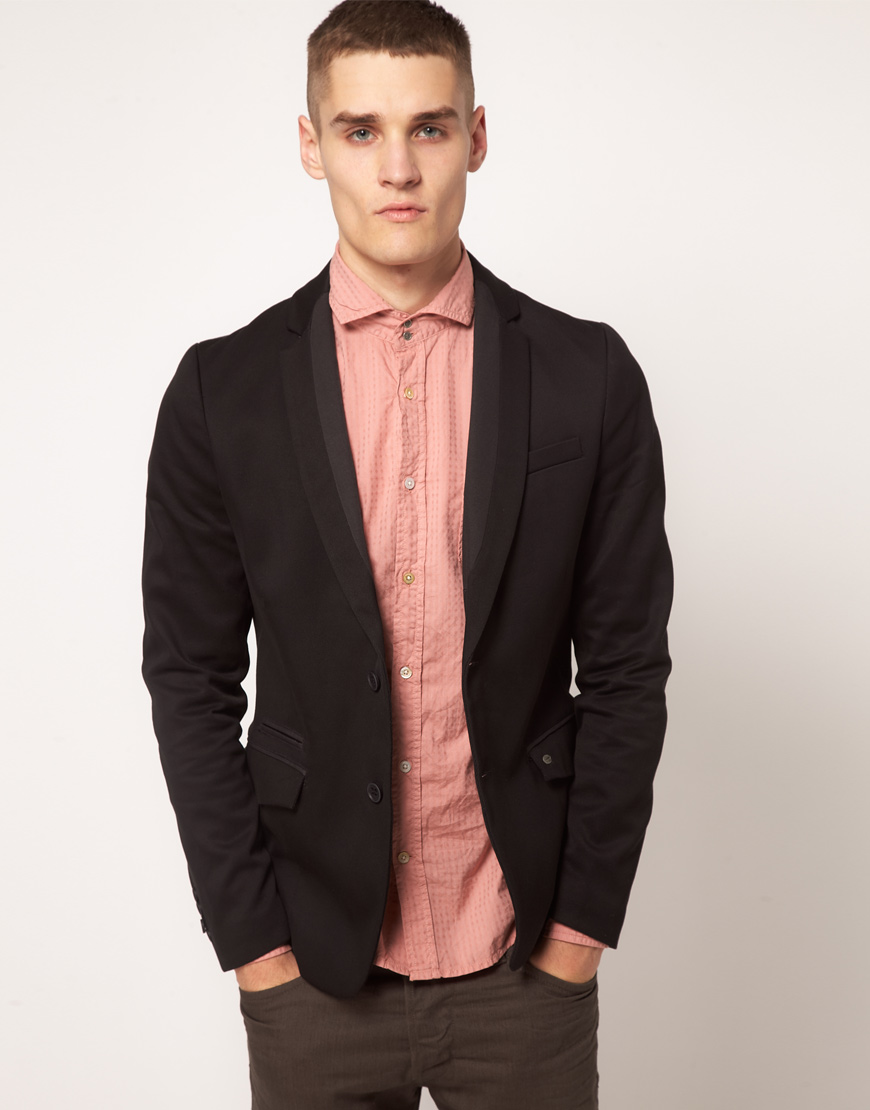 Lyst Diesel Jilizia Cotton Twill Blazer in Black for Men