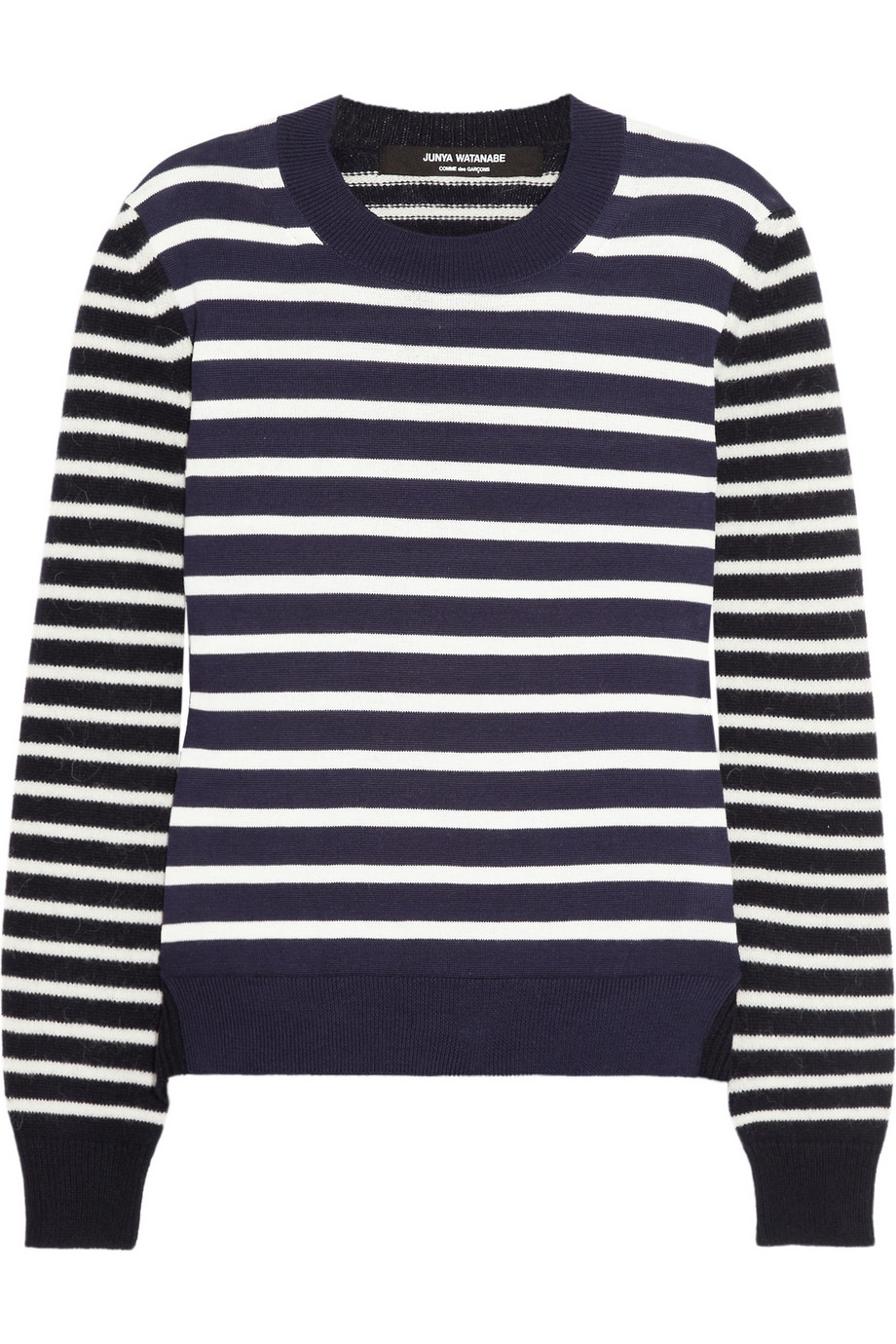 Junya watanabe Striped Sweater in Blue (navy) | Lyst