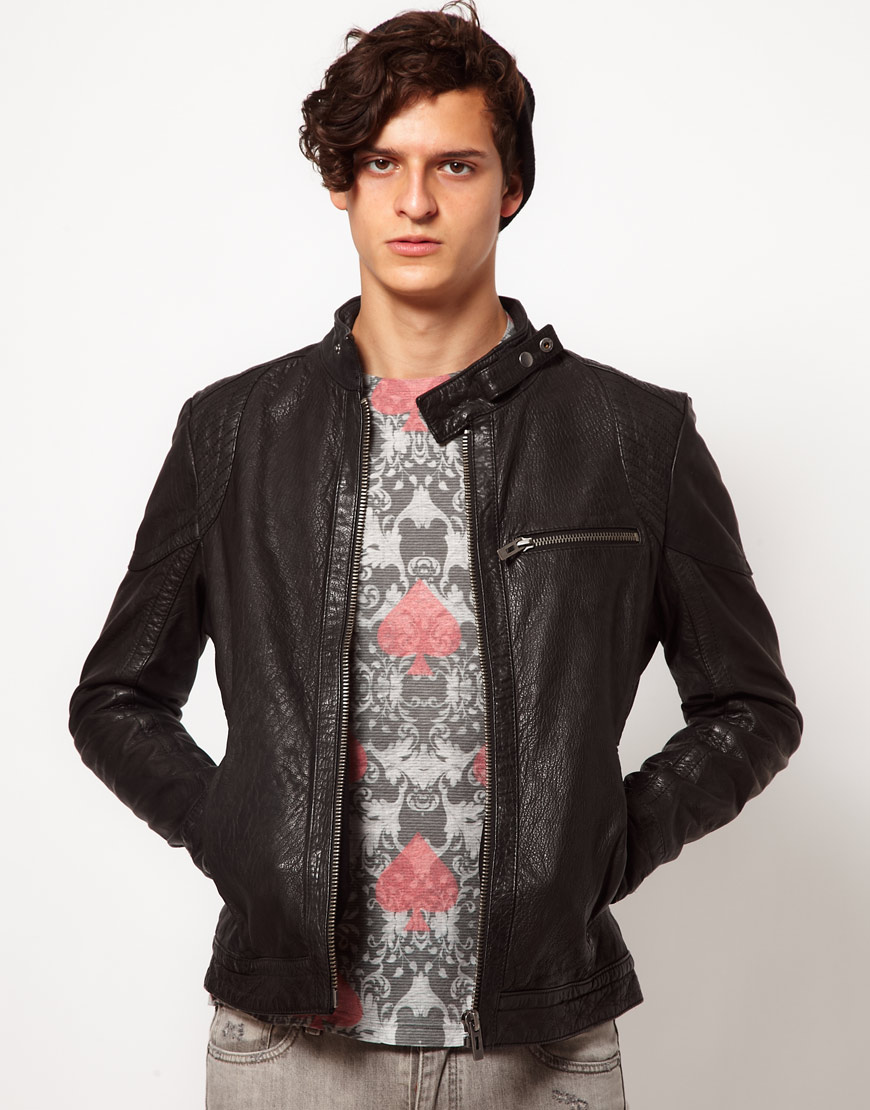 White Leather Jacket River Island Images