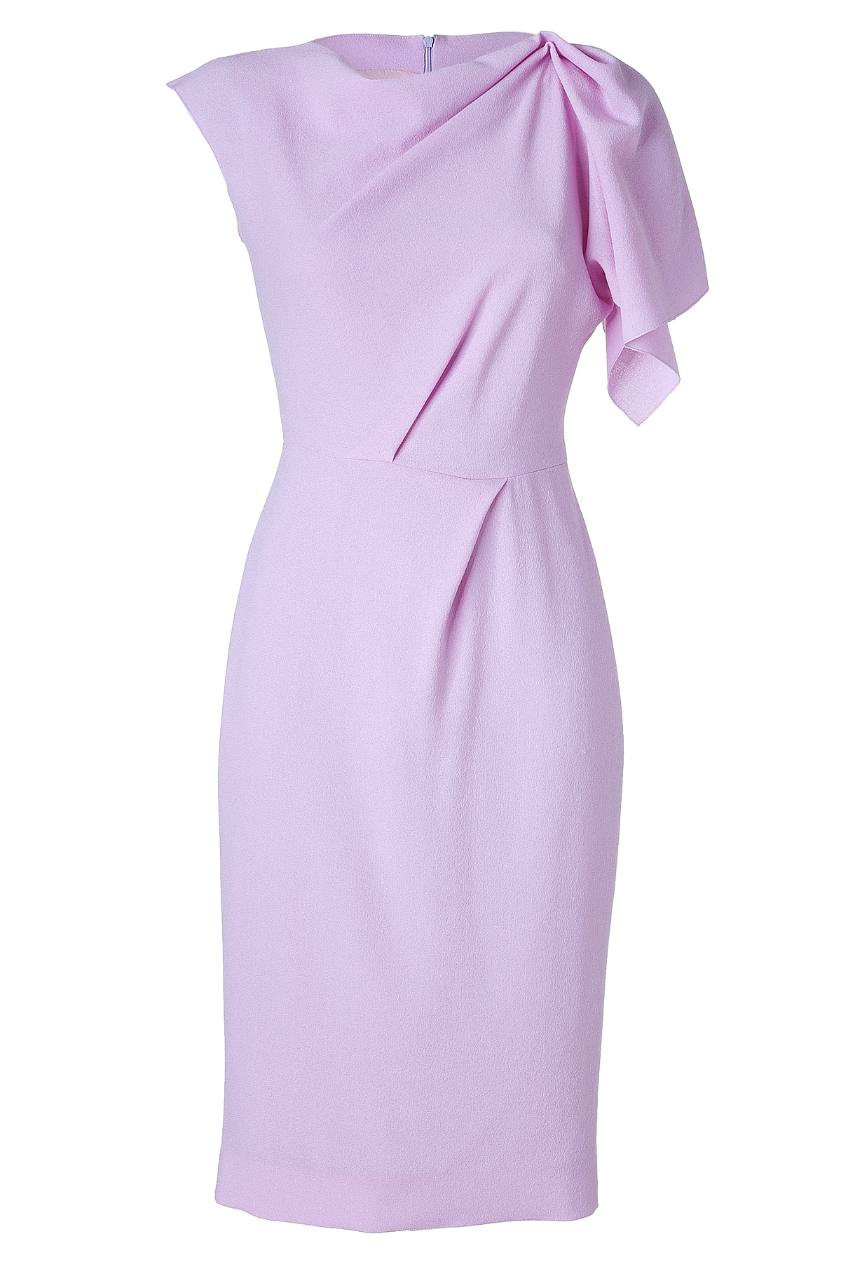 Lyst - Roksanda Lilac Onesleeve Wool Crepe Dress in Pink
