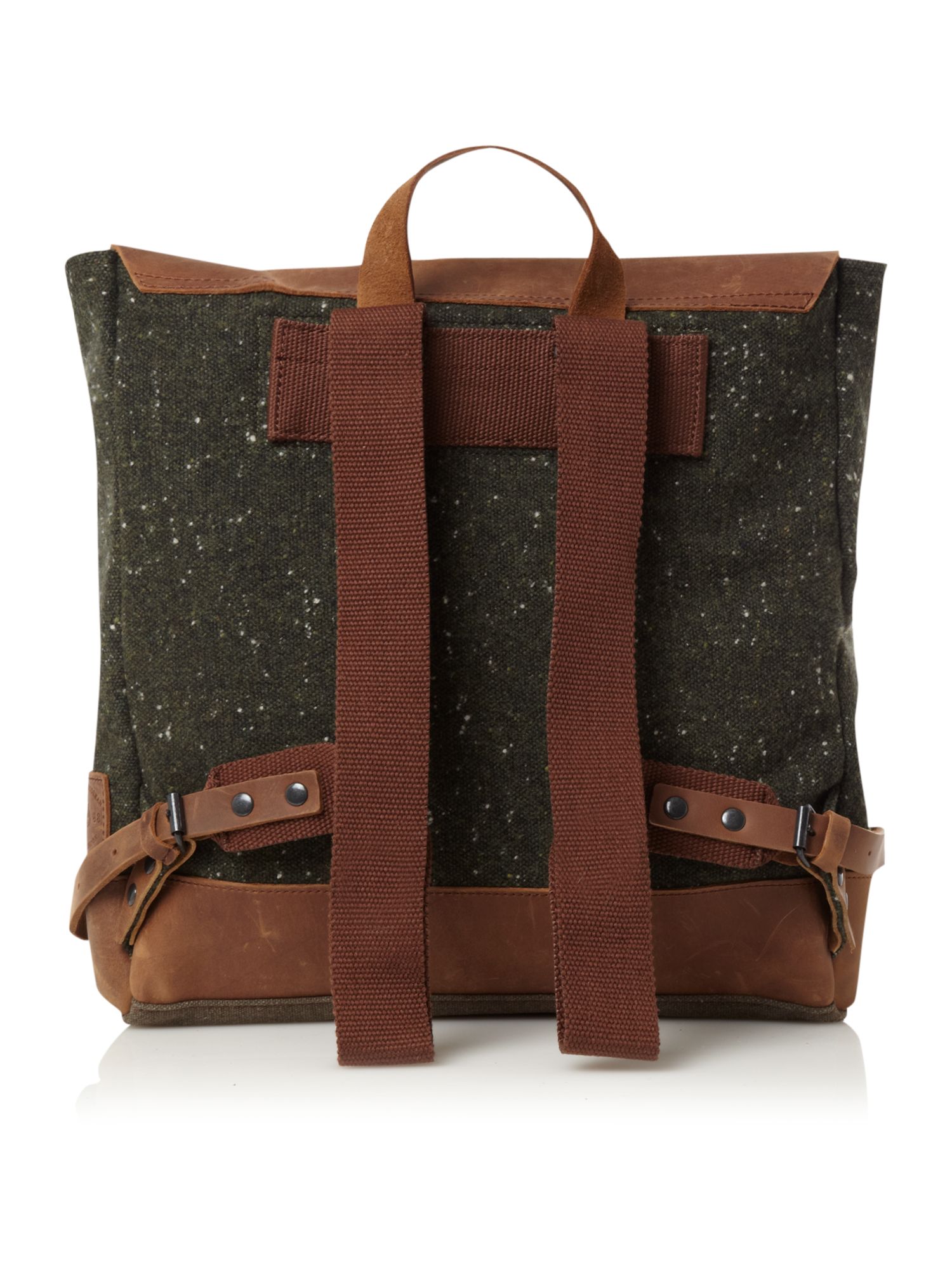 Ted baker Wool Rucksack with Leather Trim in Brown for Men Lyst