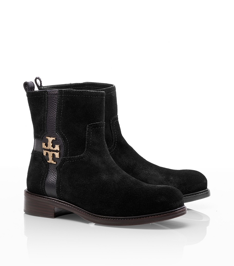 tory burch flat boots sale
