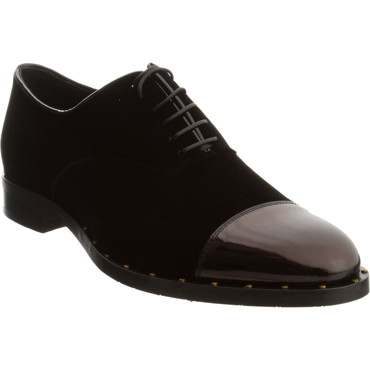 Alberto Moretti Arfango Studded Welt Balmoral in Black for