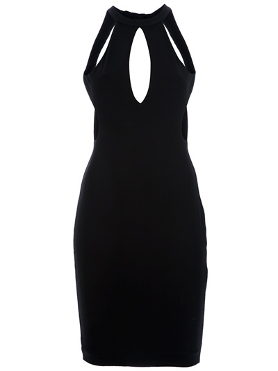 Dsquared² Backless Dress in Black | Lyst