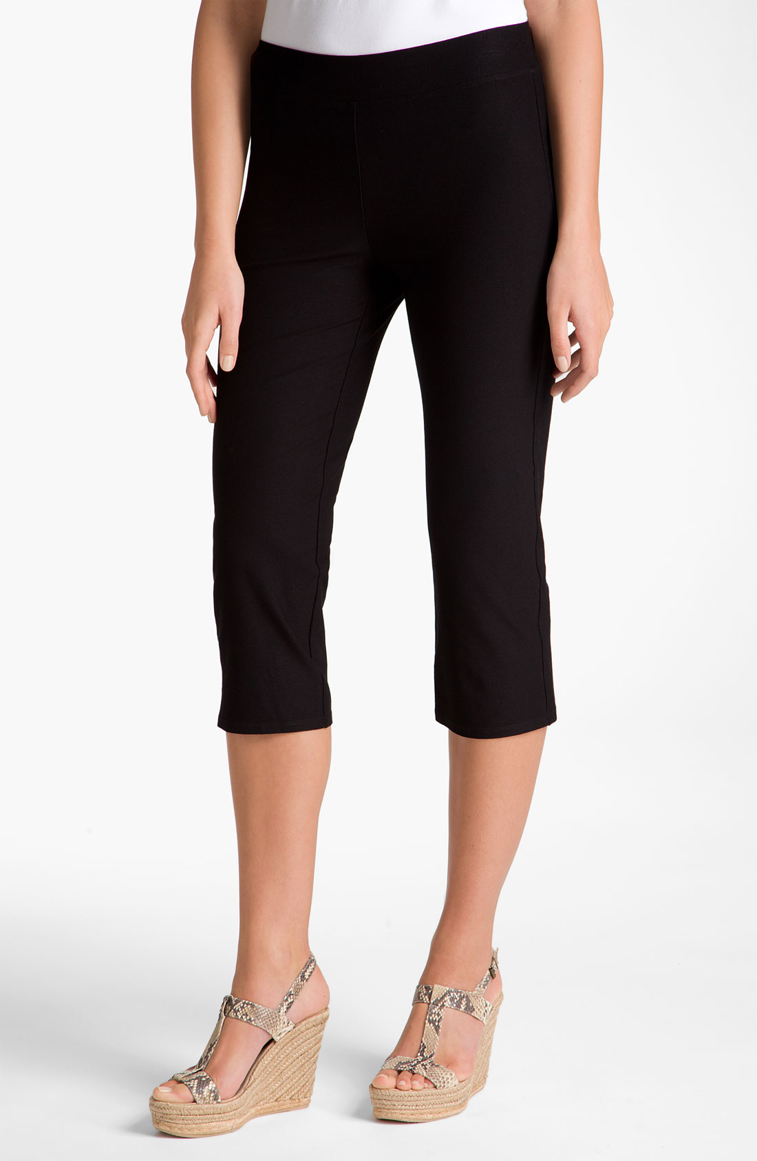 black cargo capri pants womens