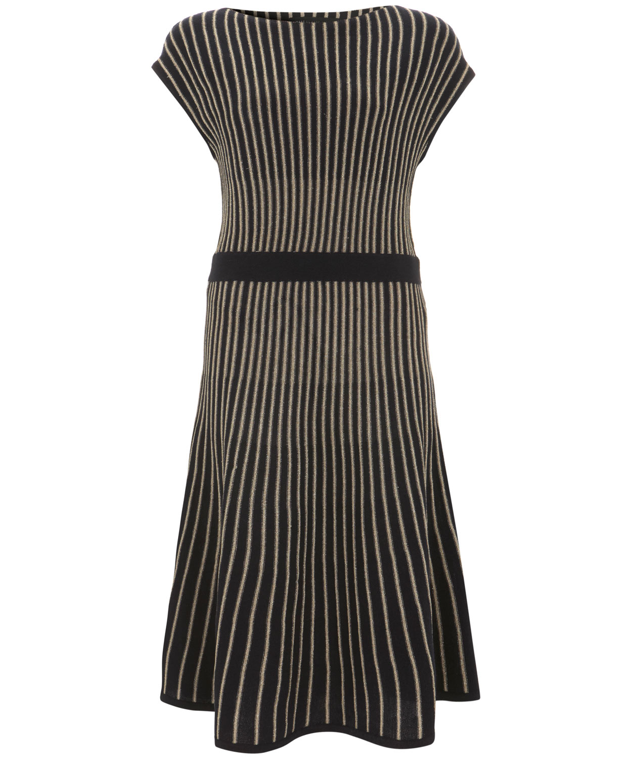Lyst - Marc By Marc Jacobs Navy and Gold Lurex Striped Dress in Blue