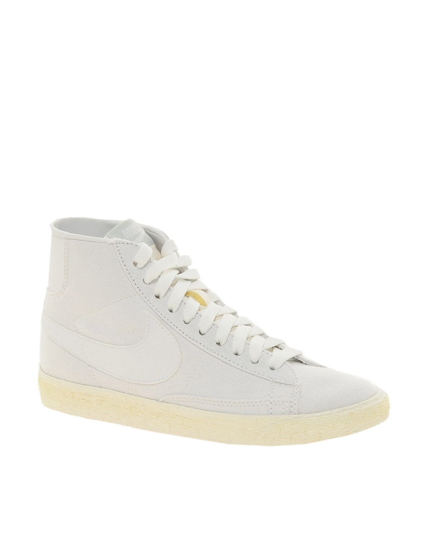 nike blazer high top white