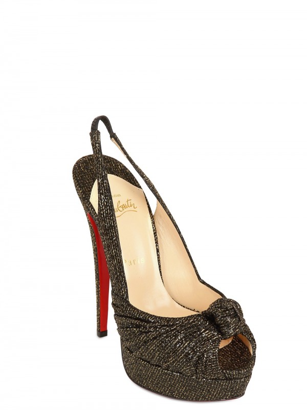louboutin brown sandals