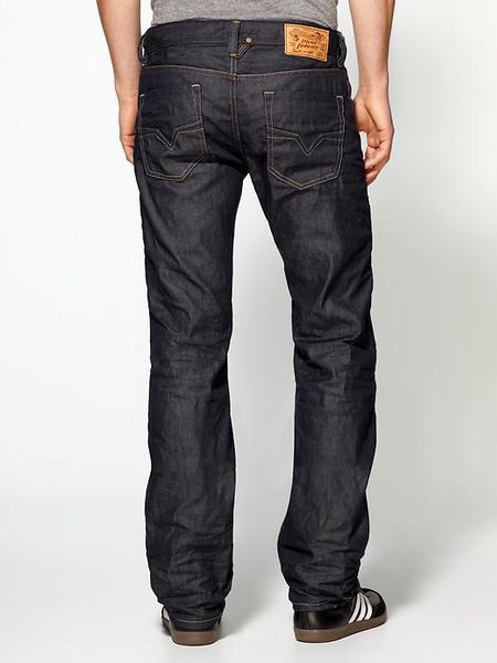 Diesel Larkee Straight Jeans in Black for Men (0802a) | Lyst