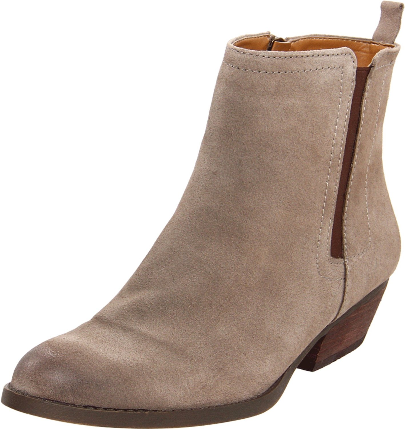 Nine West Sosie Suede Ankle Boots in Brown (taupe/brown suede) | Lyst
