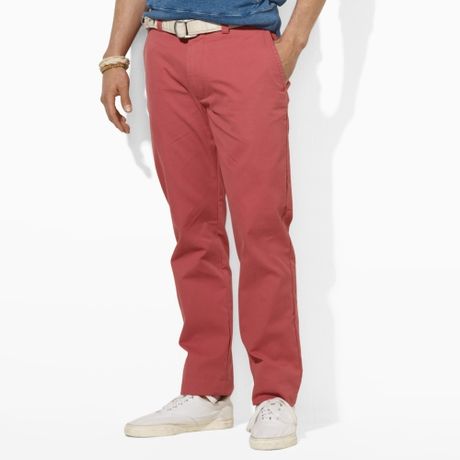 Polo Ralph Lauren Gi Lightweight Chino Pant in Red for Men (nantucket ...