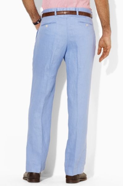 Polo Ralph Lauren Preston Linen Twill Pant in White for Men | Lyst