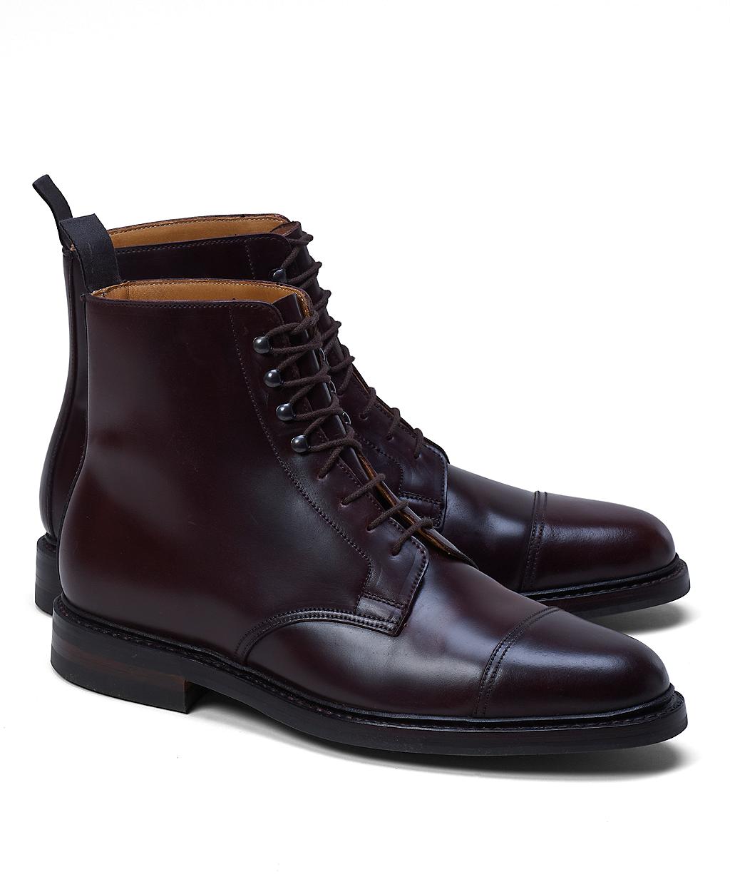 Brooks brothers Peal & Co.® Cordovan Boots in Purple for Men (Burgundy ...