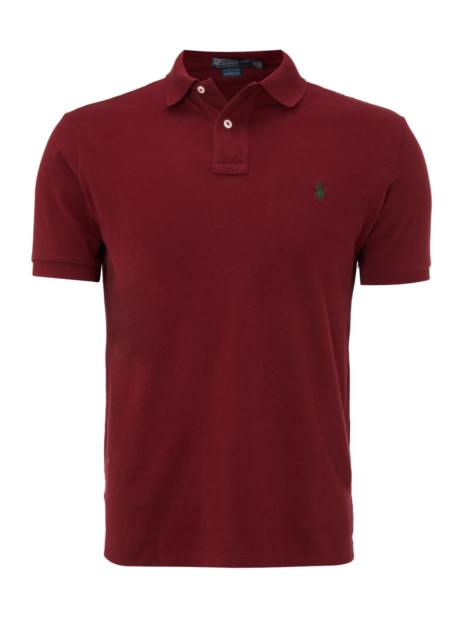 Polo ralph lauren Classic Custom Fitted Polo Shirt in Red for Men | Lyst