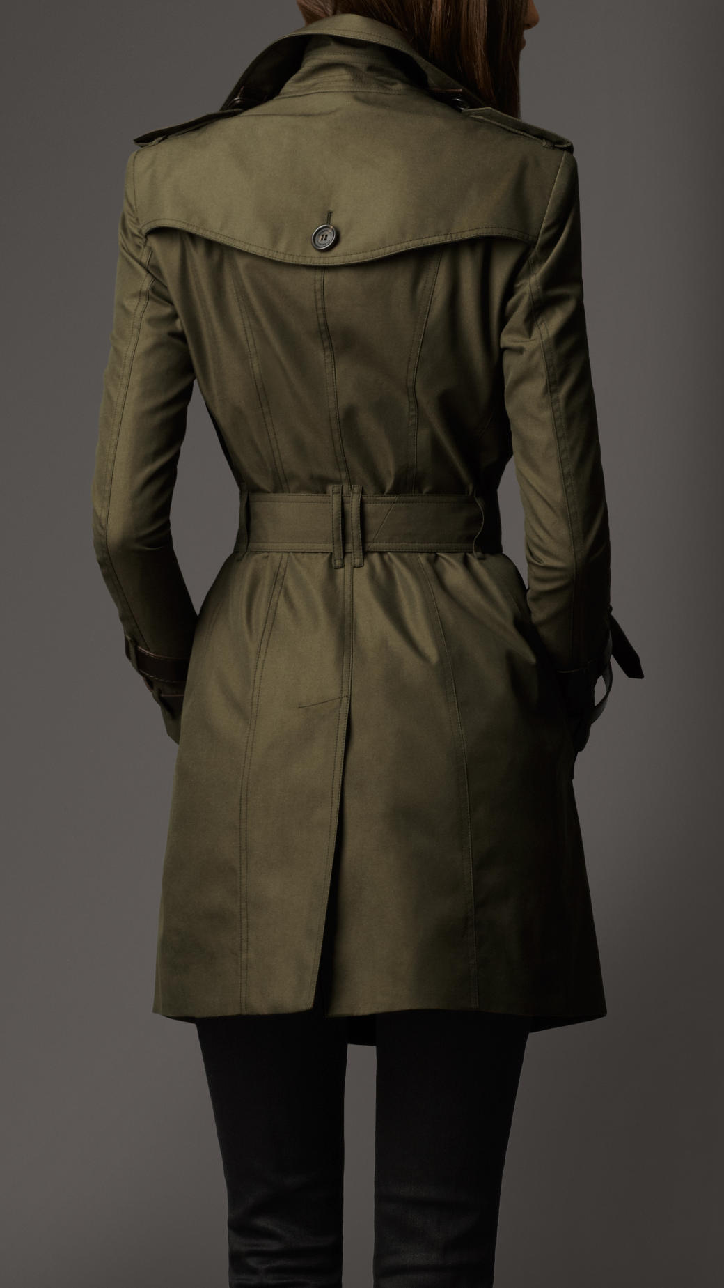used women's burberry trench coat