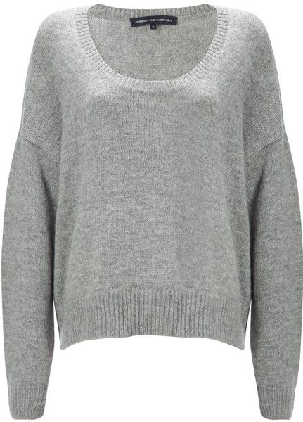 French Connection Teddy Jumper in Gray (grey) | Lyst