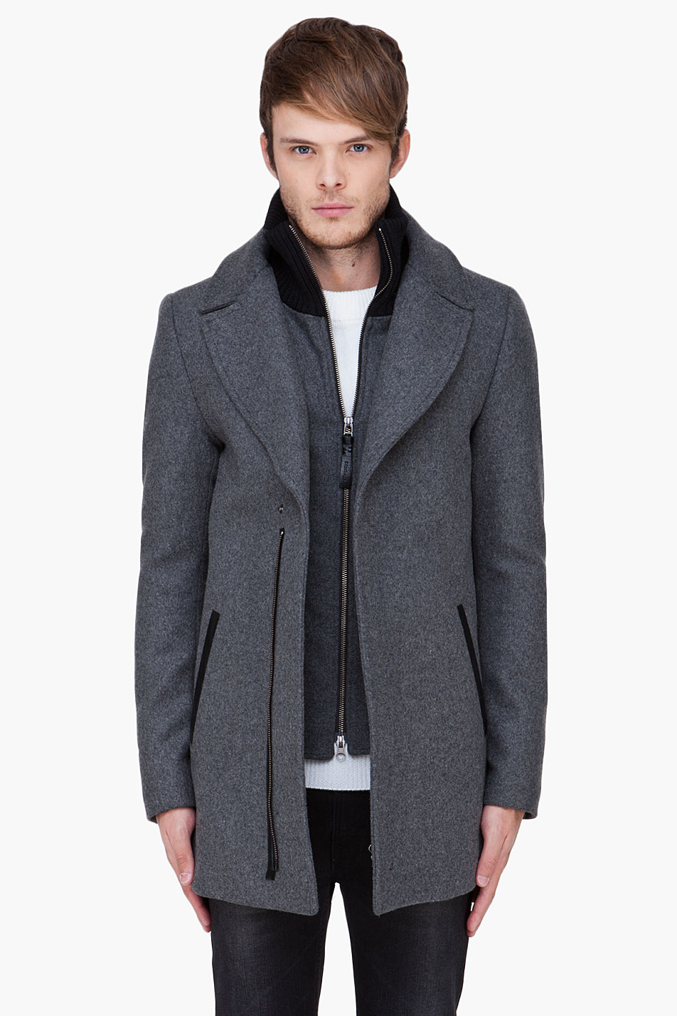 Lyst - Mackage Grey Alexander Coat in Gray for Men